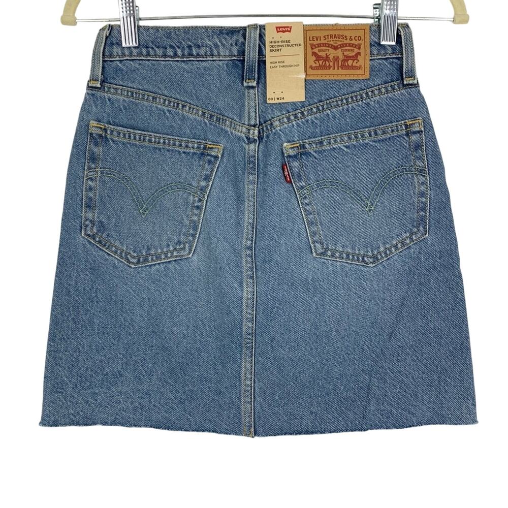 Levi’s High Rise Deconstructed‎ Skirt Size 00/24 - Picture 2 of 8